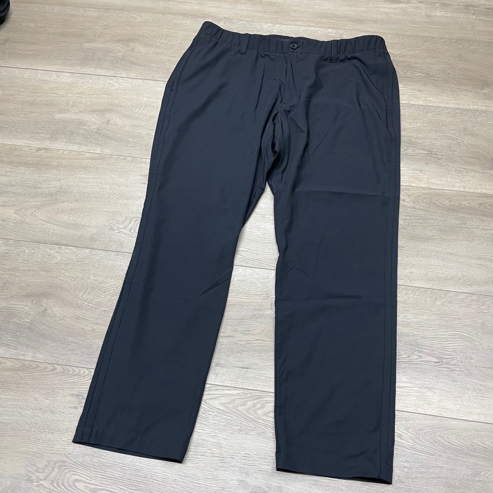 Under Armour Golf Pants Mens 40/30 Black Iso Chill Tapered Pant 1369999